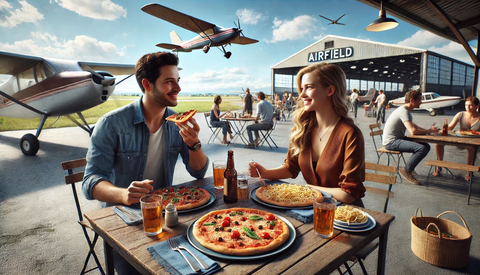 Pizza & Pasta a la Carte (AI Symbolbild)
